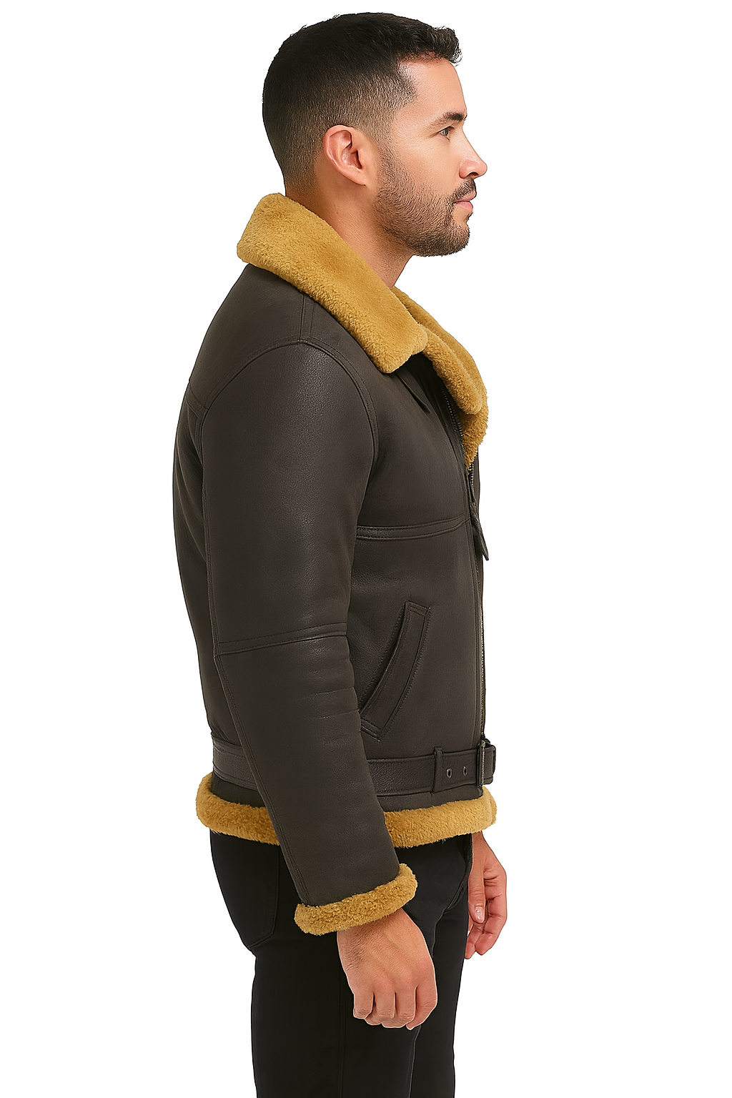 Alpine Aviator Shearling Leather Jacket