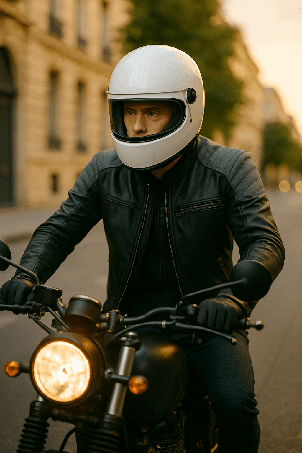 Classic Leather Moto Jacket