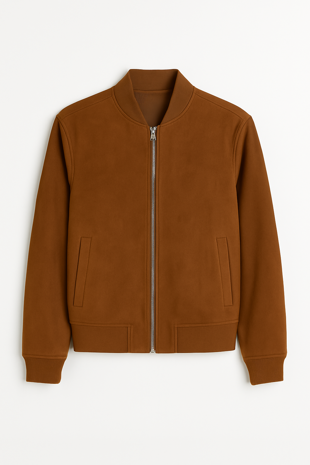 Classic Suede Bomber Jacket