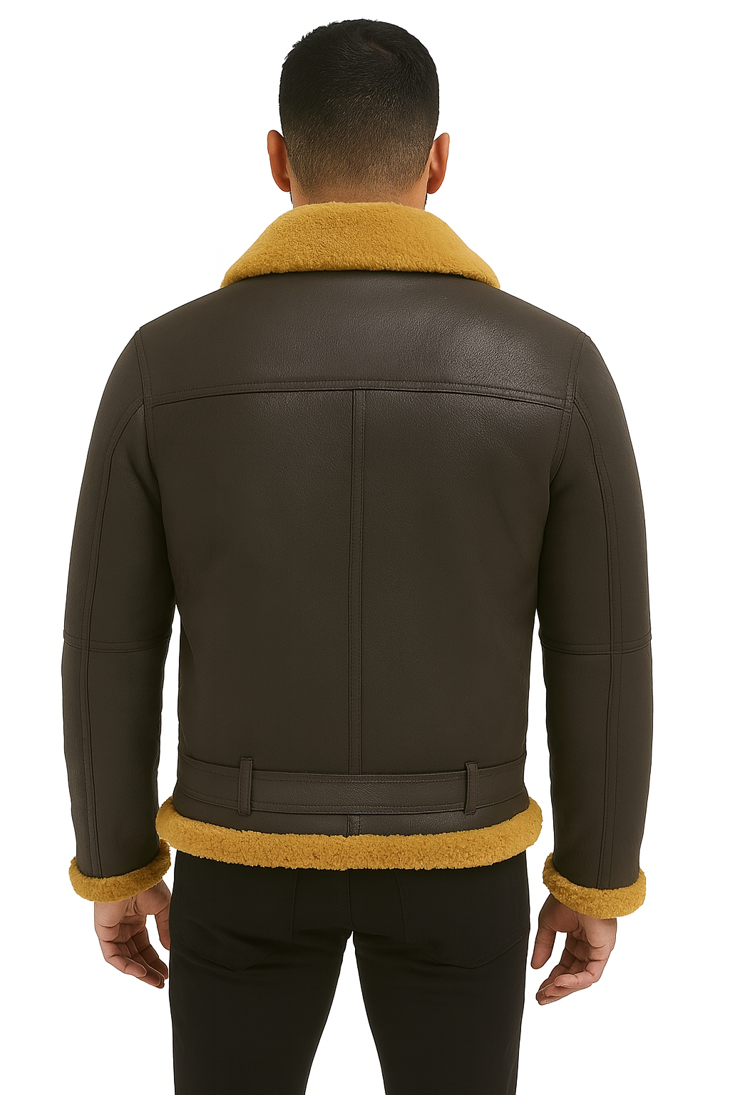 Alpine Aviator Shearling Leather Jacket