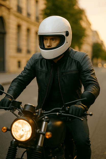 Classic Leather Moto Jacket