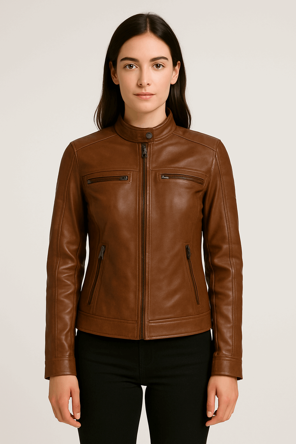Leather Couple Jackets – Matching Genuine Leather Outerwear for Him & Her