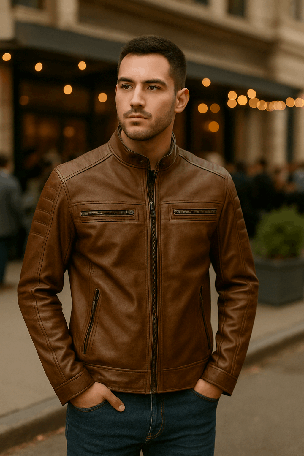 Leather Couple Jackets – Matching Genuine Leather Outerwear for Him & Her