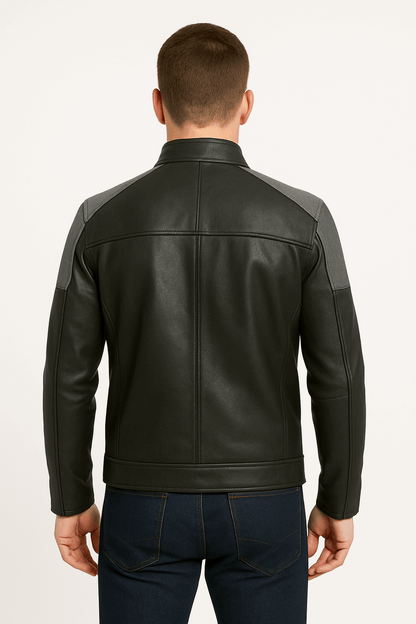 Classic Leather Moto Jacket