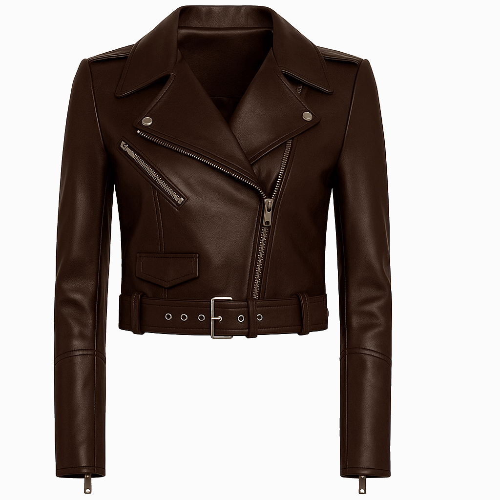 Midnight Rider Cropped Biker Jacket