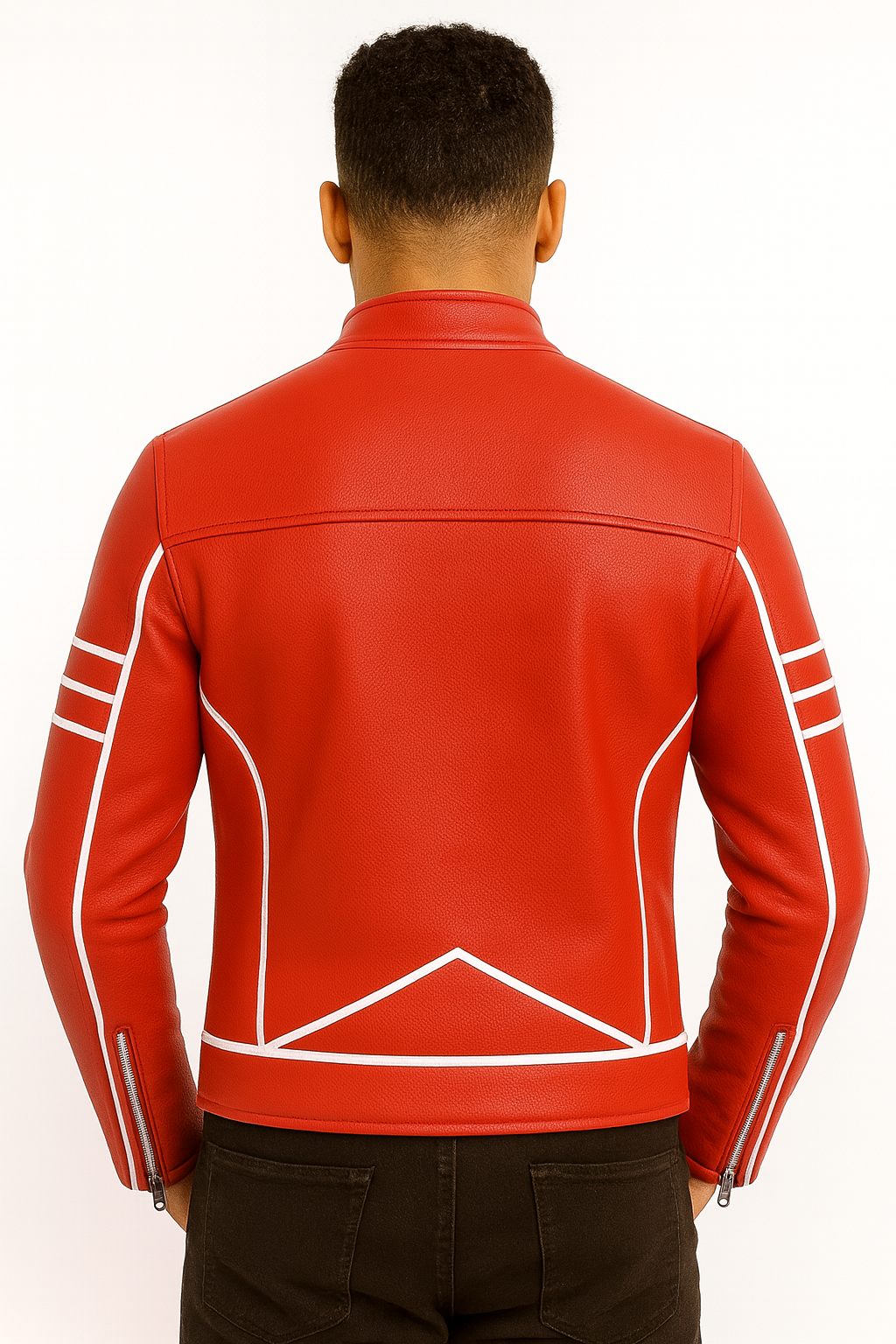 Modern Motorcycle Leather Jacket – Stylish & Durable