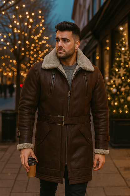 Shearling & Leather Luxe Outerwear Collection