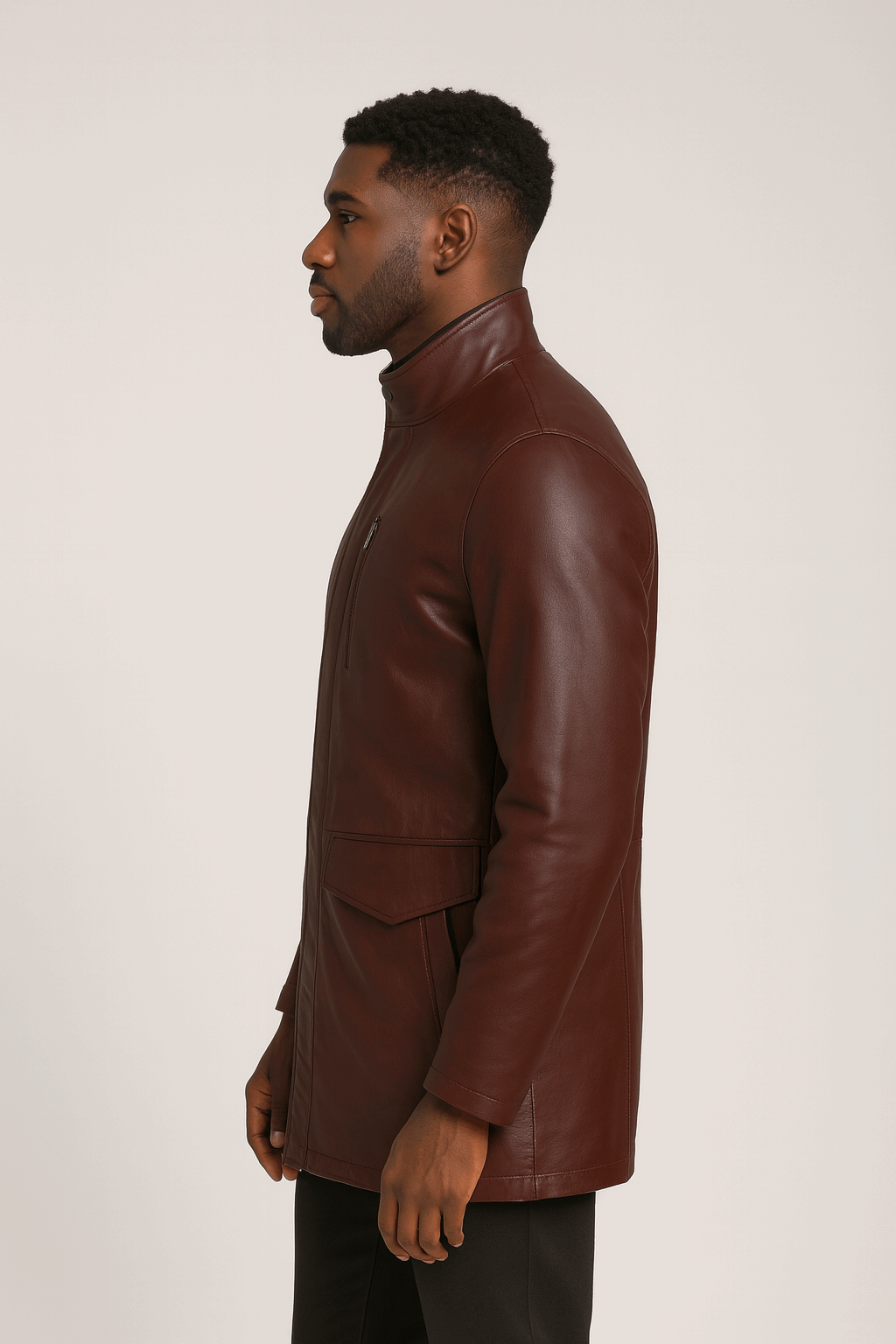 Classic Leather Coat