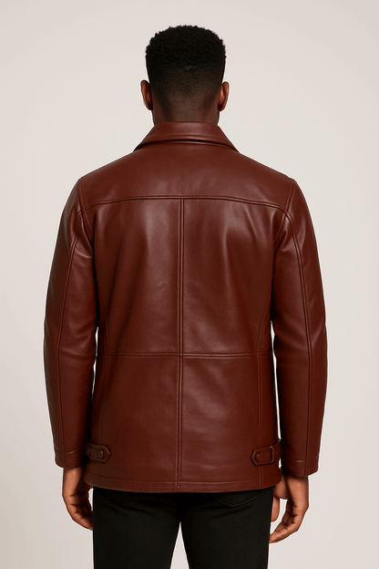 Classic Leather Coat