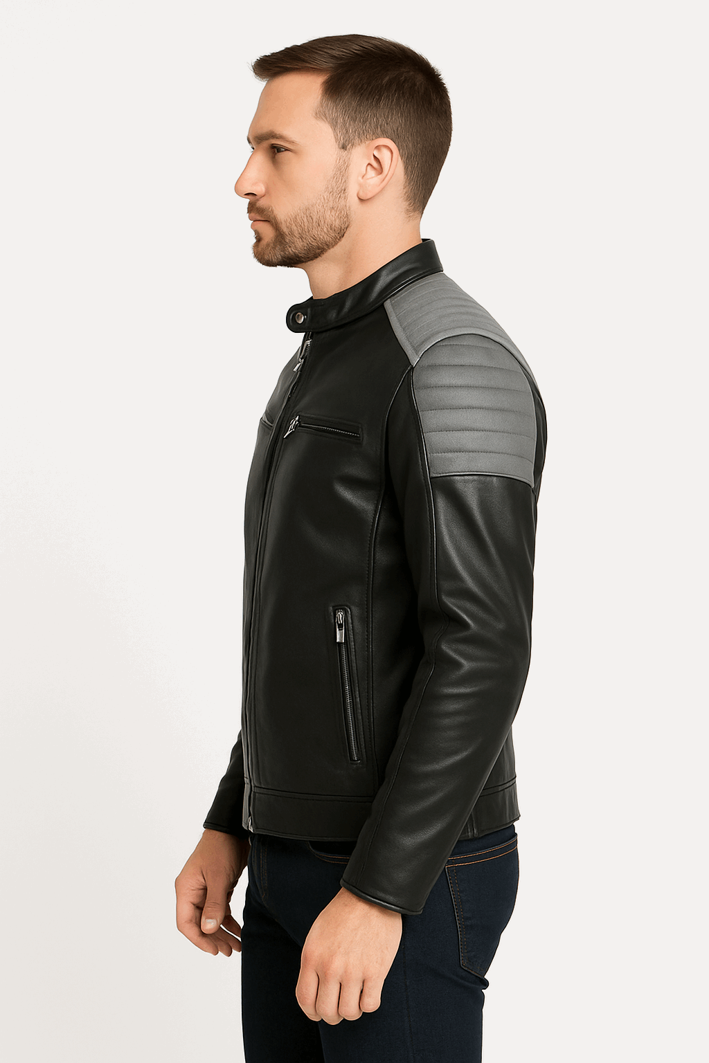 Classic Leather Moto Jacket