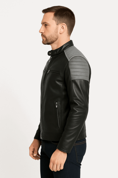 Classic Leather Moto Jacket