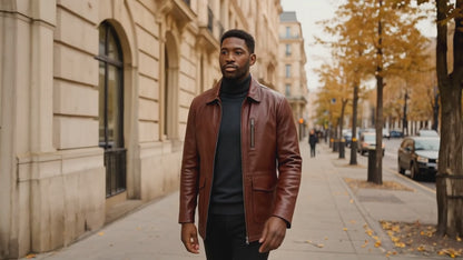 Classic Leather Coat