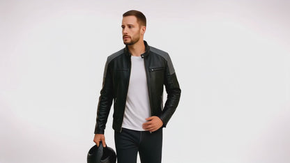 Classic Leather Moto Jacket